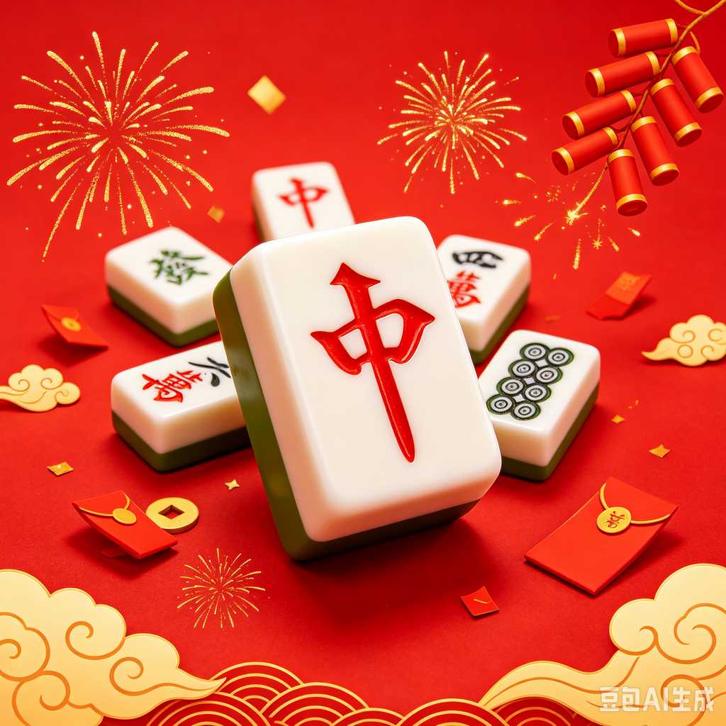 bright print mahjong tiles