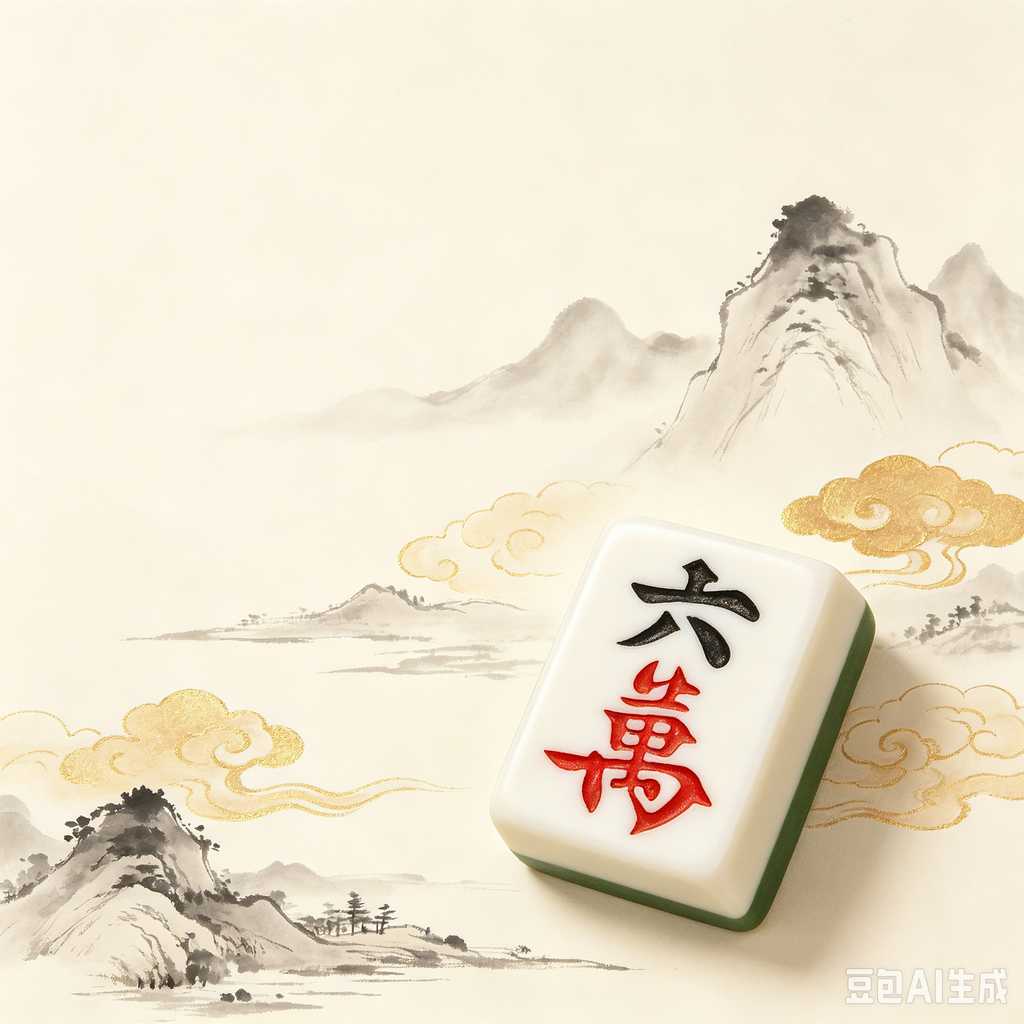 hand painted mahjong tiles