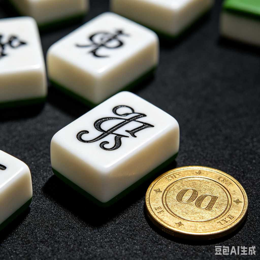 colorful mahjong score chips